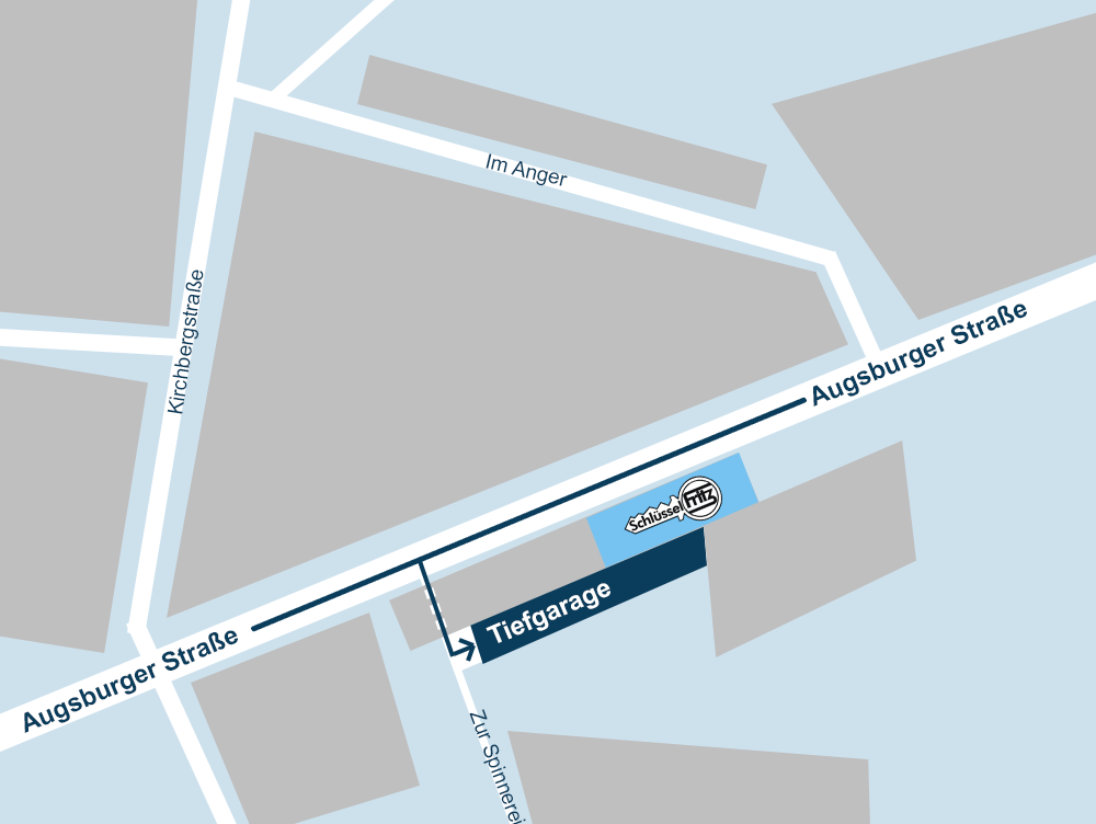 Nutzen Sie unsere Tiefgarage! Schlüssel Fritz Tiefgarage